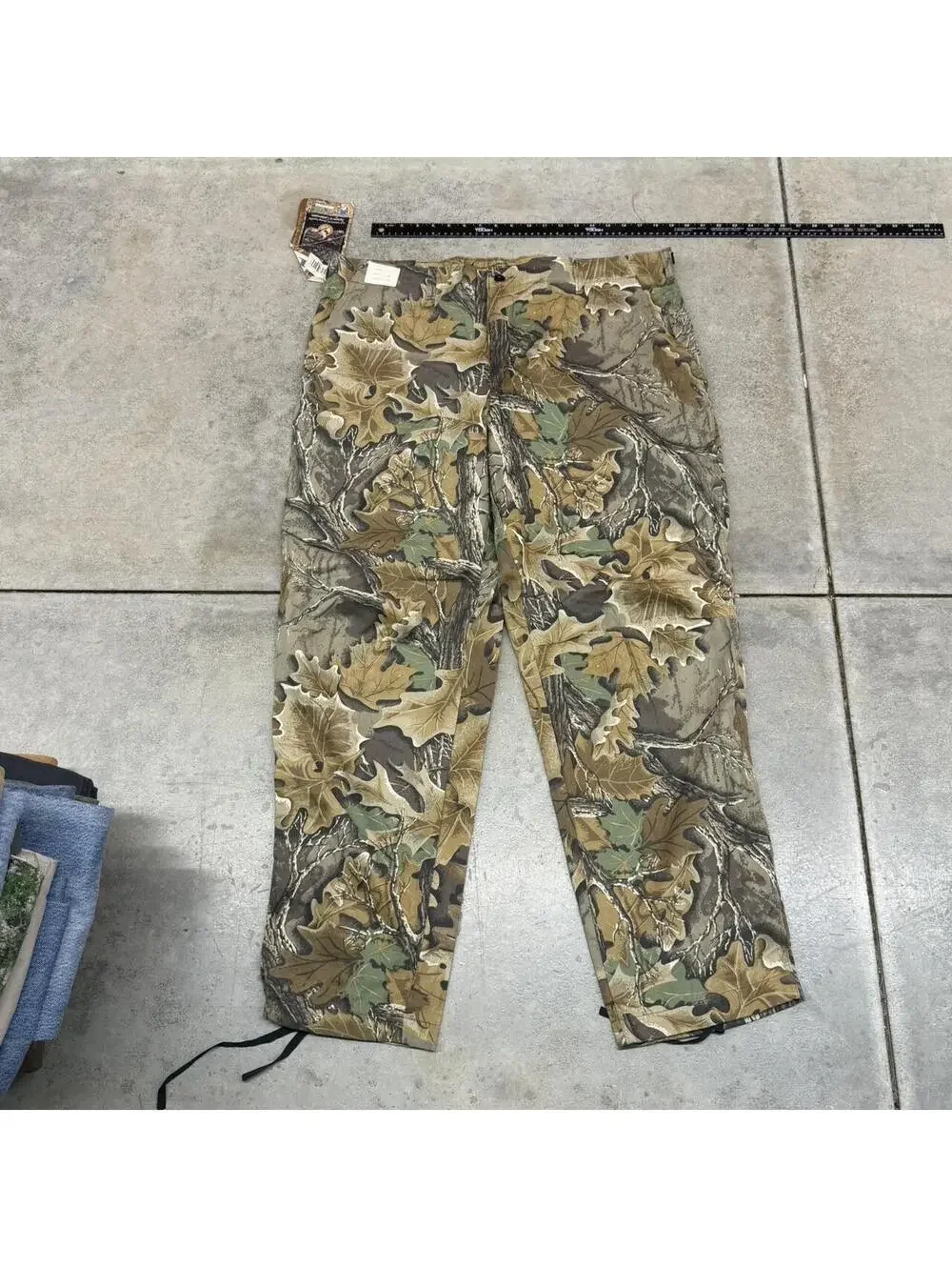 vintage realtree camo relaxed baggy fit cargo pants size 38 x 32